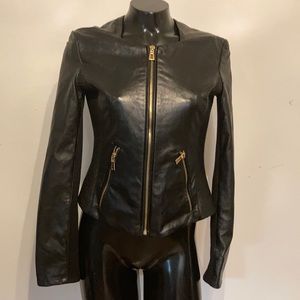 Via Spiga Leather Jacket